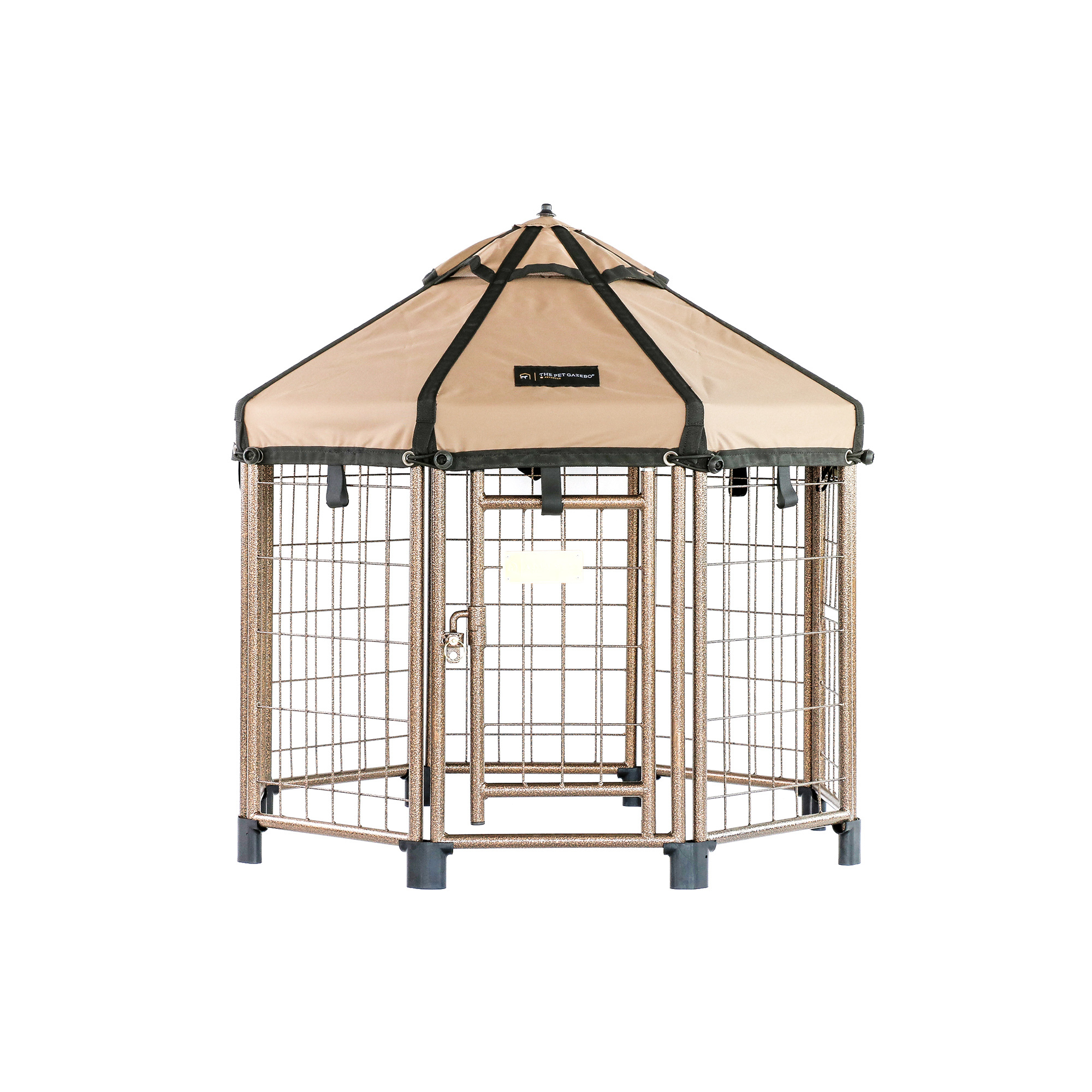 WinPet 3' Pet Gazebo Earth Taupe Canopy, Model # 23403T